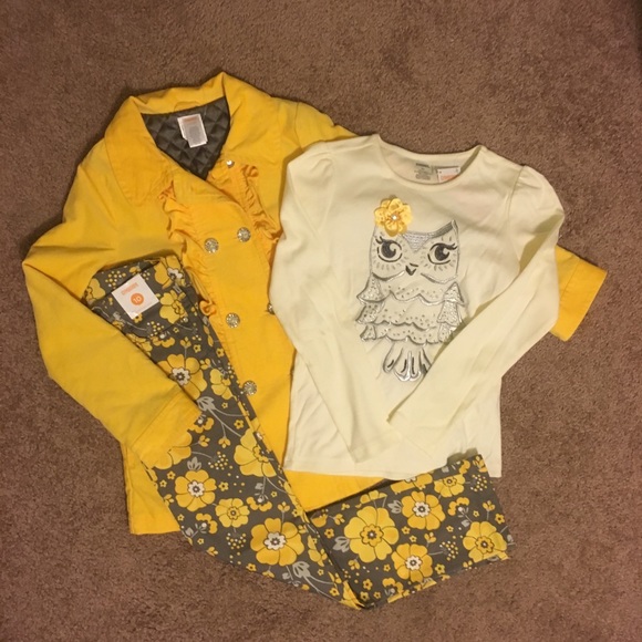 NEW Gymboree BRIGHT OWL Pants Jacket Shirt 10 - Picture 6 of 6